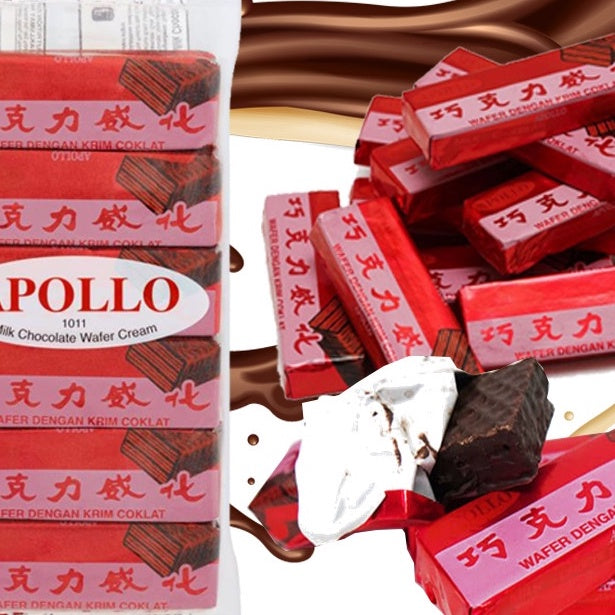 Apollo Wafer ( Chocolate / Susu ) 48PCS