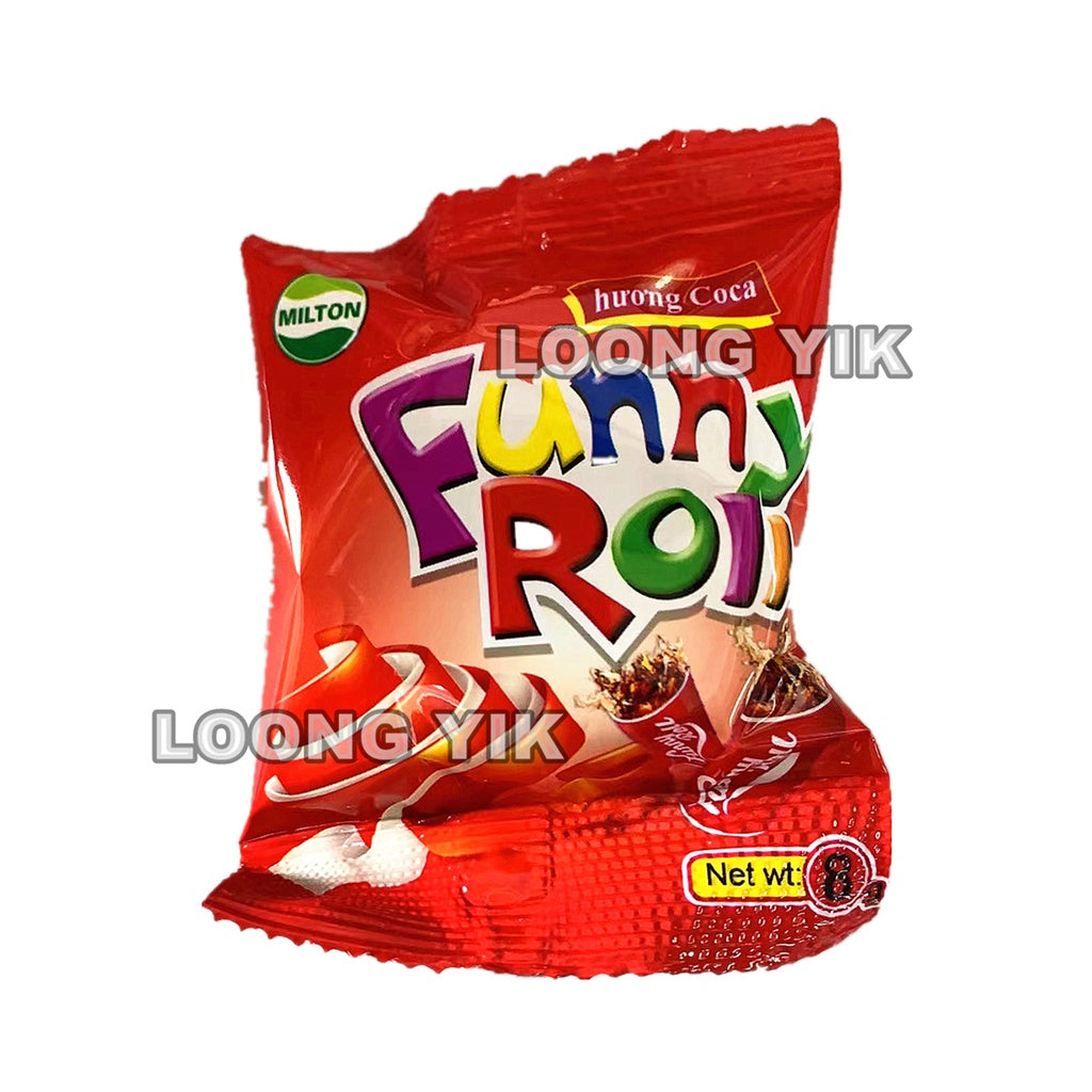 FUNNY FRUITY  ROLL FRUITY CHEW CANDY 40PCS (32CM LONG CANDY)