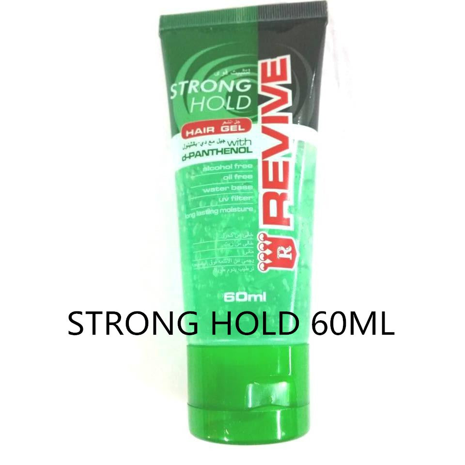 REVIVE HAIR GEL ASSORTED 60ML X 6PCS