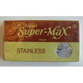 SUPER-MAX STAINLESS MATA PISAU 40PACKS X 5 BLADES