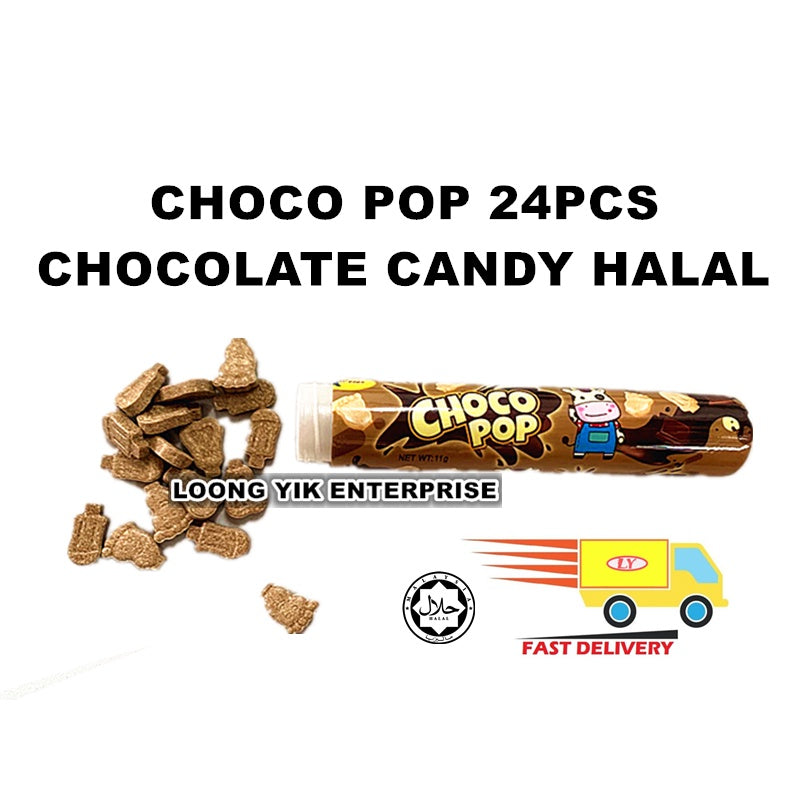 CHOCO POP 24PCS CHOCOLATE CANDY HALAL