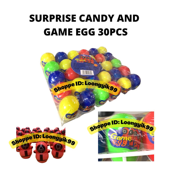 SURPRISE CANDY AND GAME EGG 30PCS HALAL