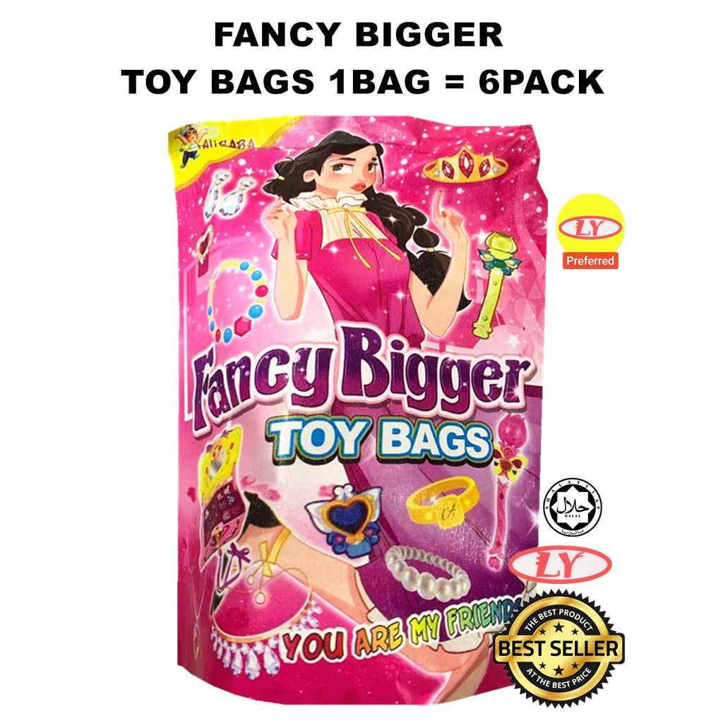 FIGHTING BIGGER TOY BAGS 1BAG = 6PACK ( SURPRISE BAG MAINAN )