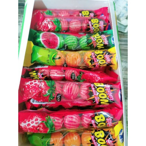 WATERMELON BOOM BUBBLE GUM 30PACKS WITH 5PCS GUM Halal