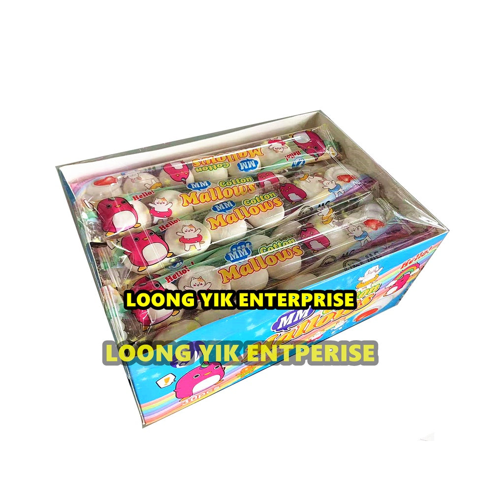 HAPPY COTTON CANDY MARSHMALLOW FRUIT FLAVOUR 30PCS