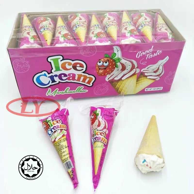 ICE CREAM MARSHMALLOW 10G X 30PCS HALAL