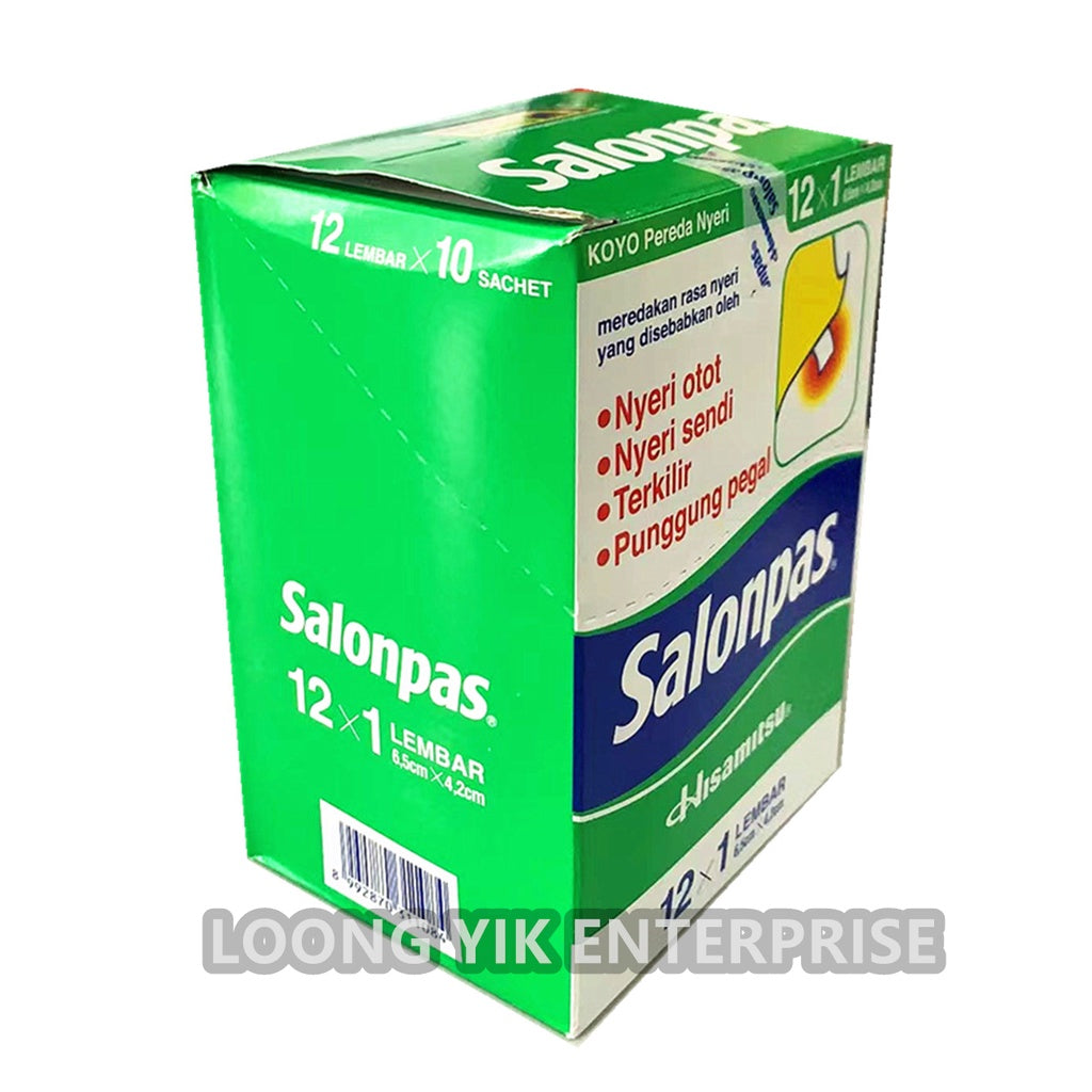 SALONPAS HISAMITSU KOYO 6.5CM X 4.2CM X 12PCS