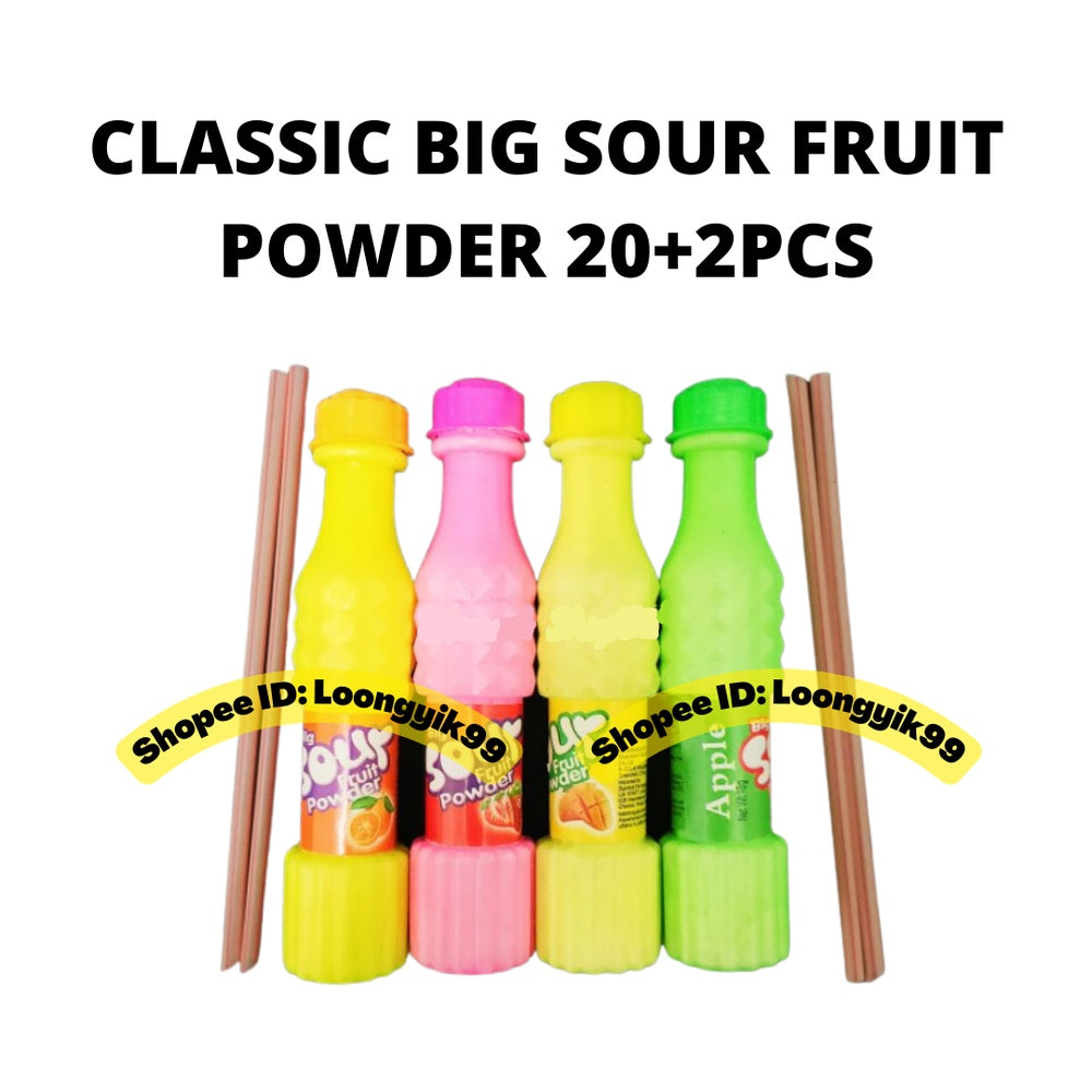 CLASSIC BIG SOUR FRUIT POWDER 20+2PCS