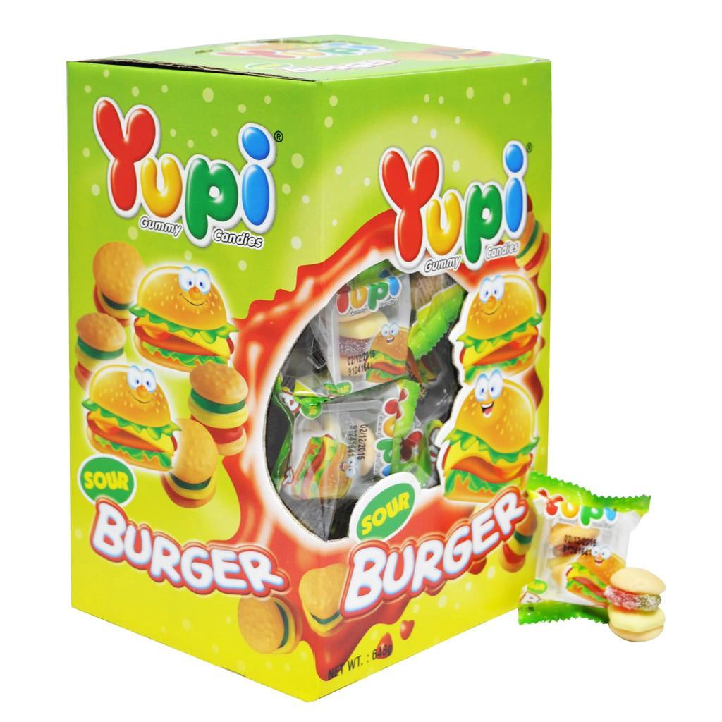 YUPI NEW COLA / SOUR BURGER 8G X 72PCS FREE 3PCS CANDY HALAL