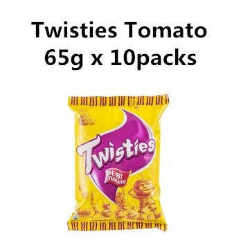 Twisties Bbq Cheese Chicken Tomato 65g x 10packs