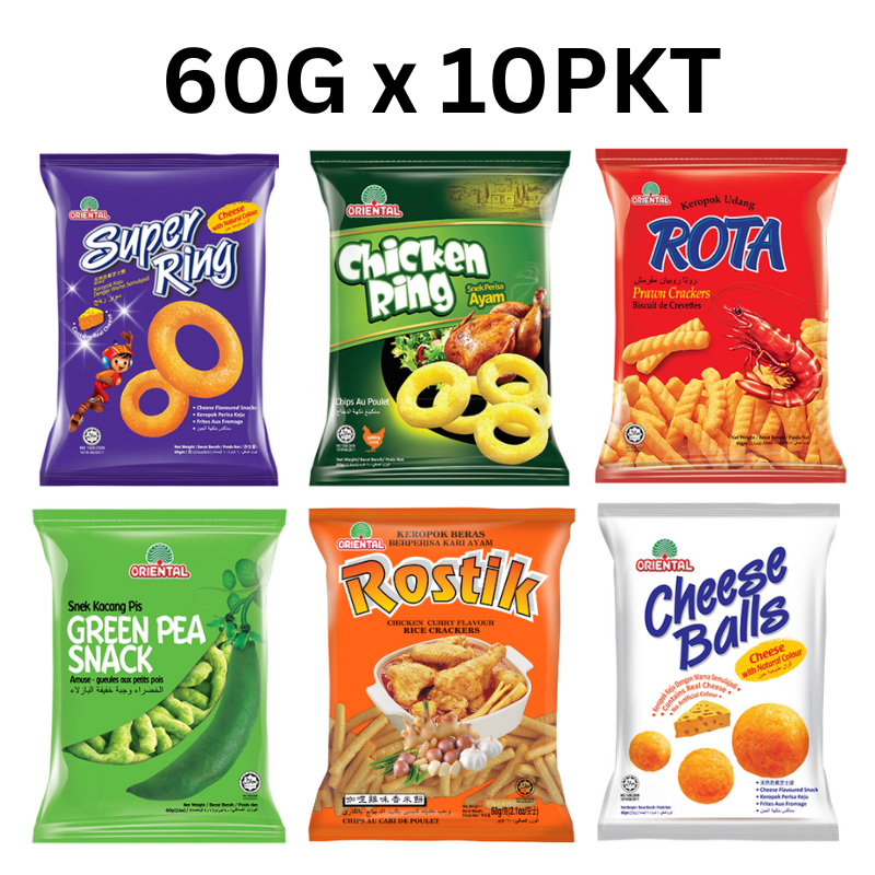 Oriental Series Buatan Malaysia 60g x 10pkt (Bundle)