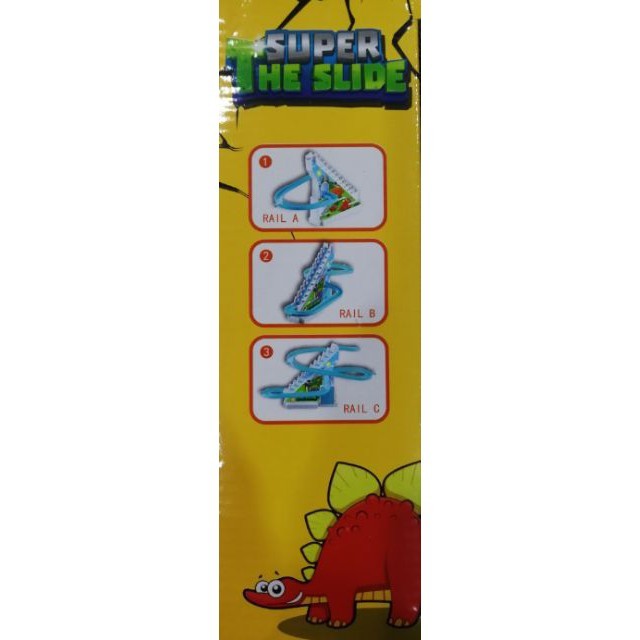 SUPER DINASOUR LIGHT MUSIC SLIDE TOYS