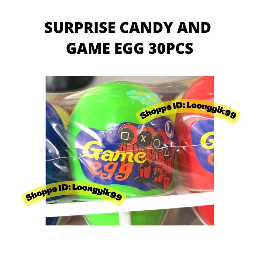 SURPRISE CANDY AND GAME EGG 30PCS HALAL