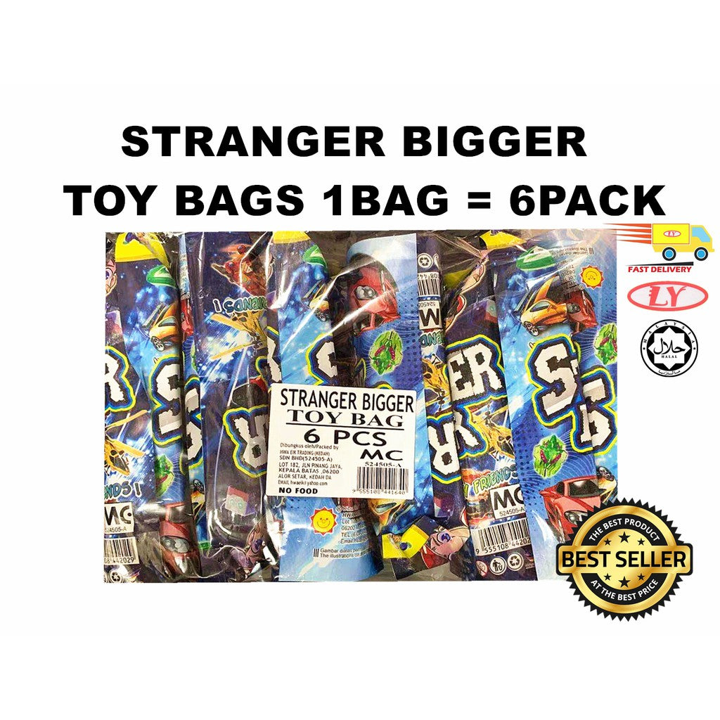 FIGHTING BIGGER TOY BAGS 1BAG = 6PACK ( SURPRISE BAG MAINAN )