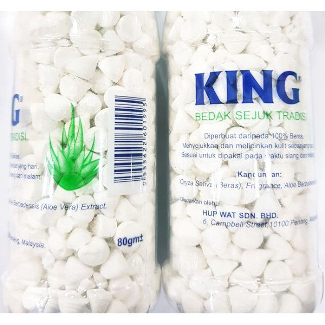 KING BEDAK SEJUK BERAS TRADISI 80GM X 12BOTTLE