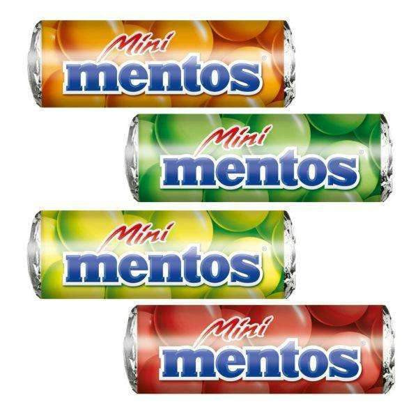 MINI MENTOS FRUIT / RAINBOW / MINT 100ROLLS