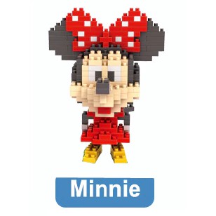 X-BLOCK MICRO SIZE BUILDING BLOCKS MICKEY SERIES 4 SET