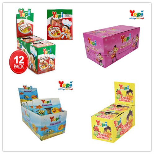 YUPI GUMMY ASSORTED 15G X 12PCS