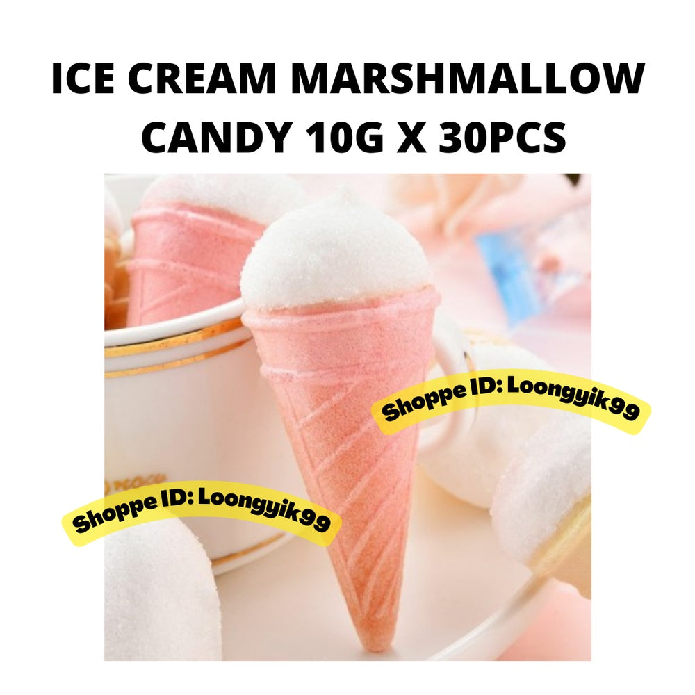 ICE CREAM MARSHMALLOW BISCUIT CANDY 10G X 30PCS HALAL