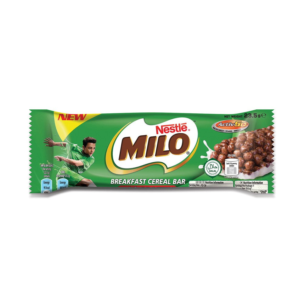 NESTLE MILO BREAKFAST CEREAL BAR WITH PROTEIN 23.5G X 24BARS