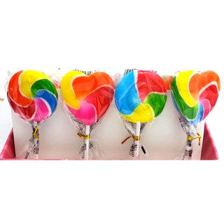 SUGALOVA CLASSIC RAINBOW SUPER BIG LOLLIPOP 24PCS