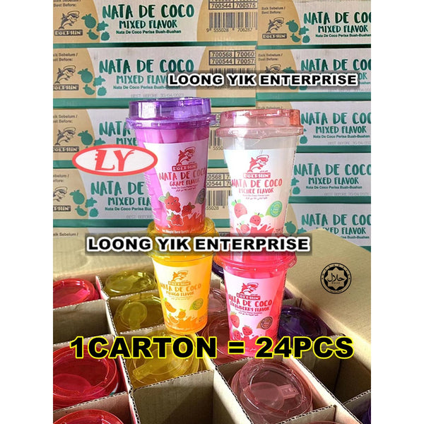 NATA DE COCO MIXED FLAVOR 270ML X 24CUPS (1CARTON) (1PETI)