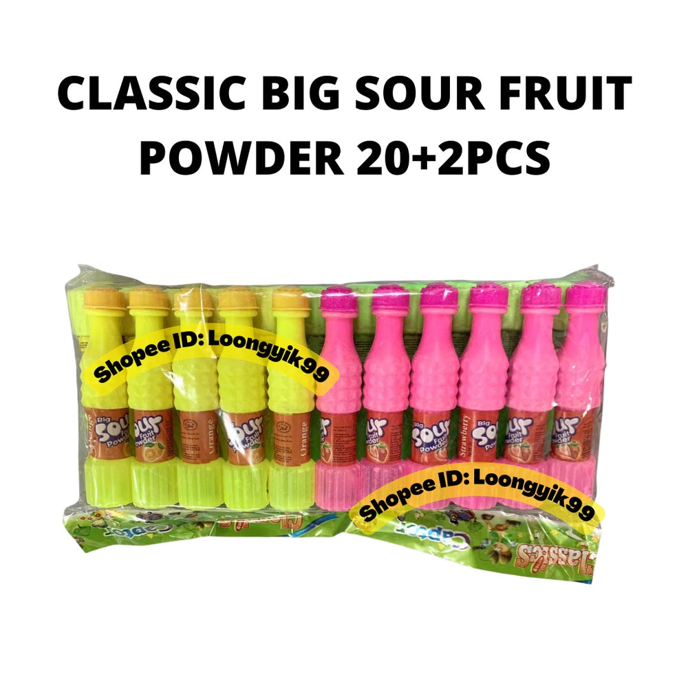 CLASSIC BIG SOUR FRUIT POWDER 20+2PCS