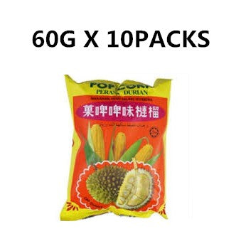 POP CORN PERISA DURIAN 70G X 10PACKS