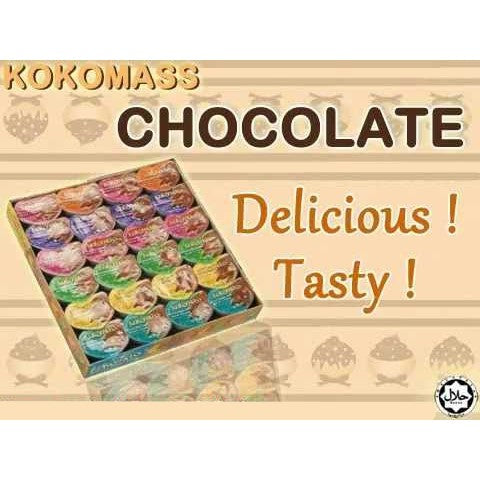 COCOALAND KOKOMASS CHOCOLATE BLACK&WHITE 10G X 48PCS