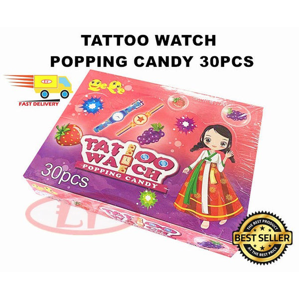 TATTOO WATCH POPPING CANDY 30PCS