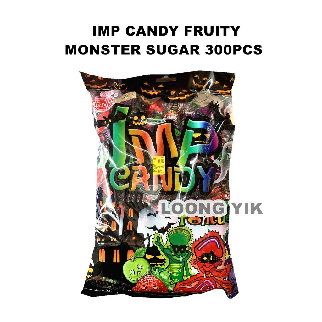 IMP CANDY FRUITY MONSTER SUGAR 300PCS