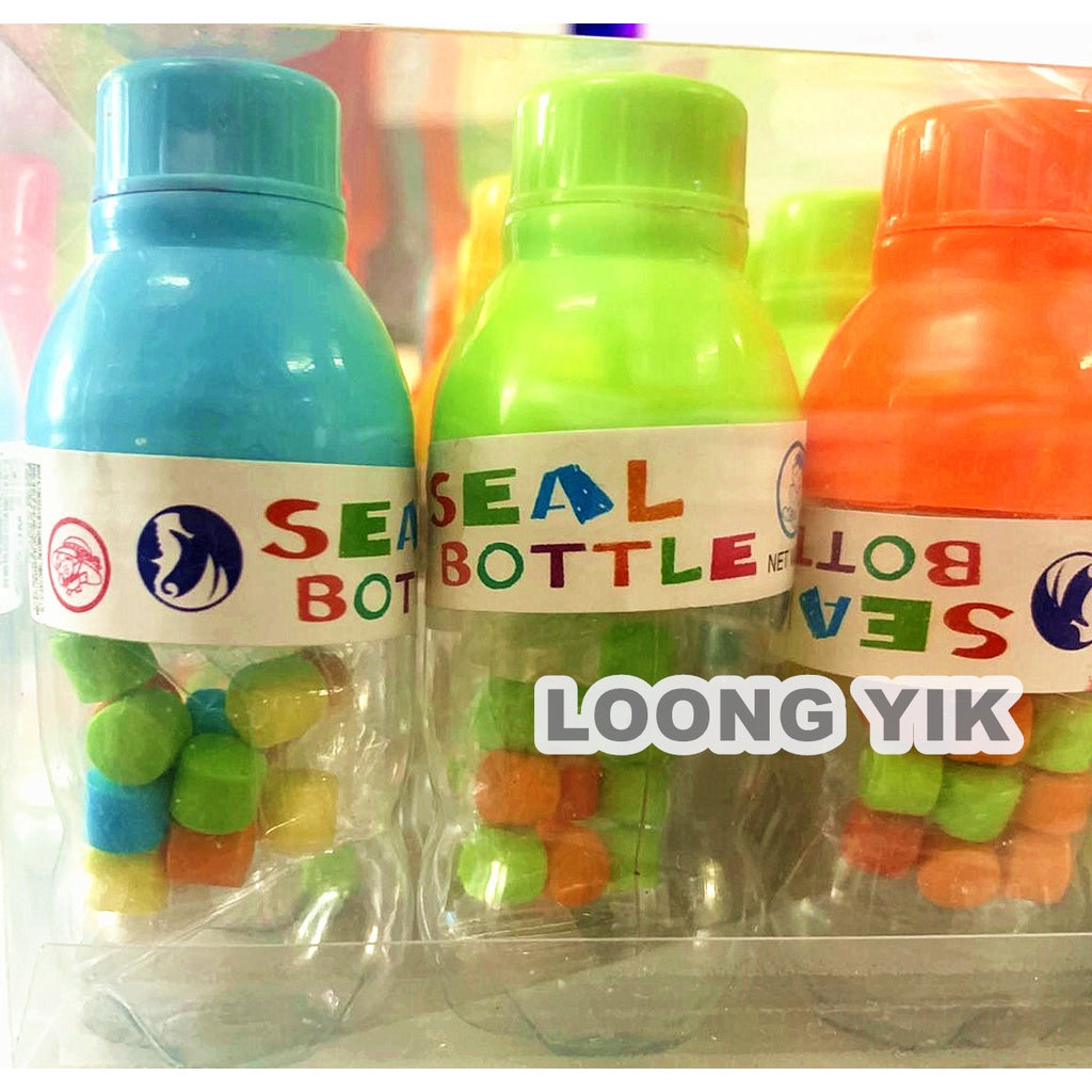 SEAL BOTTLE FRUITY CANDY BEANS 30PCS