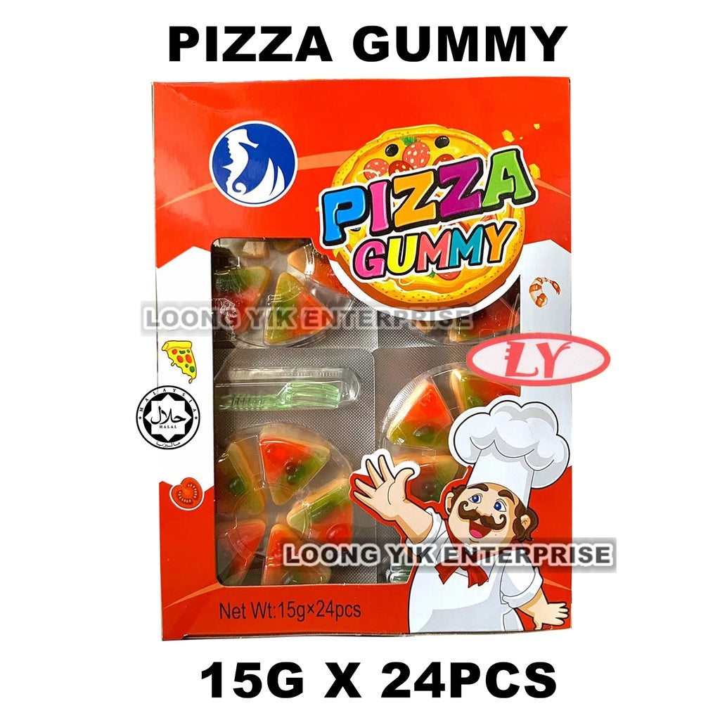 PIZZA GUMMY CANDY 24PCS