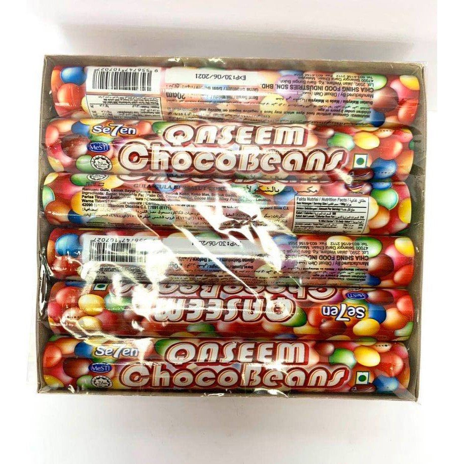 QASEEM CHOCO BEANS CHOCOLATE 12PCS