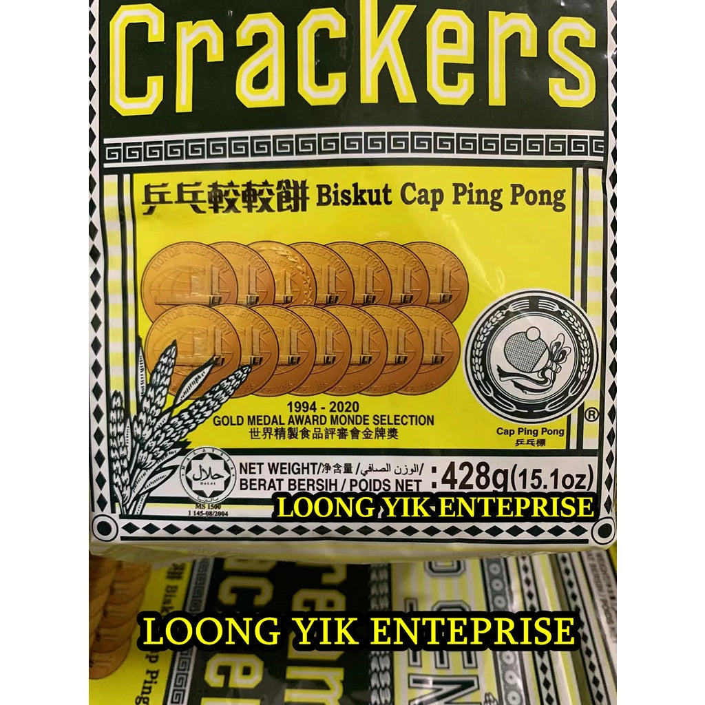 HUP SENG CREAM CRACKERS 428G X 12PACKS (1CARTON/1PETI)