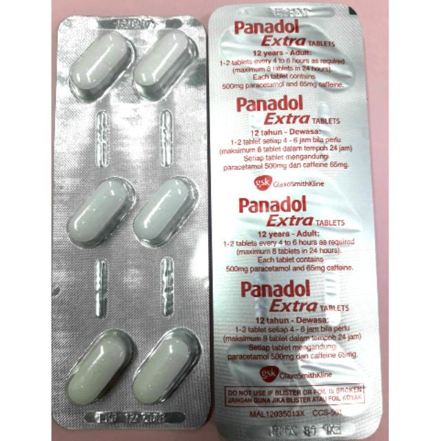 [READY STOCK] Panadol Extra 12tablets 100%ORIGINAL