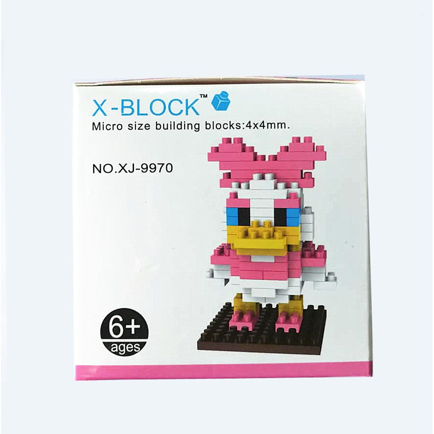 X-BLOCK MICRO SIZE BUILDING BLOCKS MICKEY SERIES 4 SET