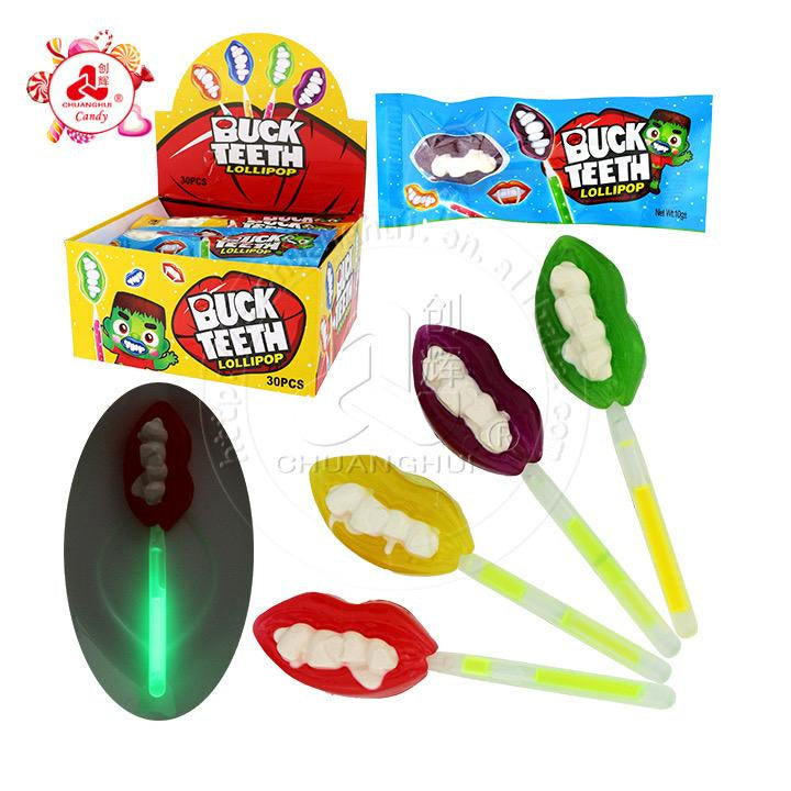 BUCK TEETH LOLLIPOP CANDY 30PCS