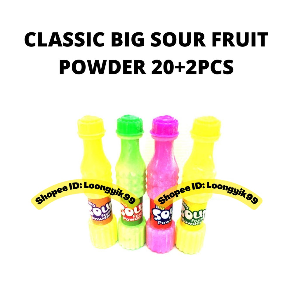 CLASSIC BIG SOUR FRUIT POWDER 20+2PCS