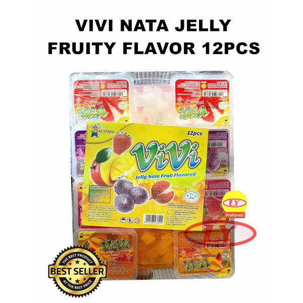 VIVI NATA JELLY FRUITY FLAVOR 12PCS