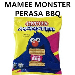 MAMEE MONSTER SNEK MI PERISA BBQ 25G X 30PACKS