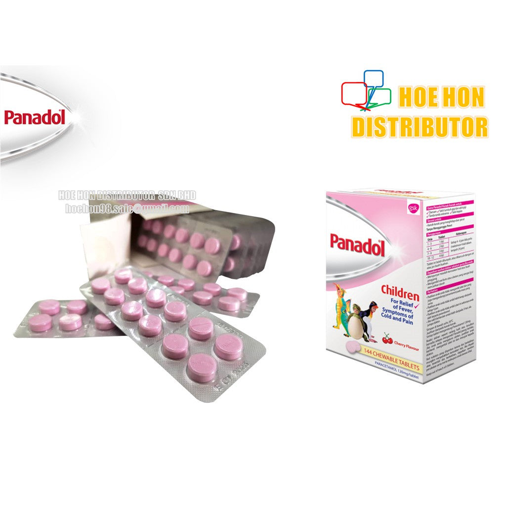 PANADOL CHILDREN 144TABLETS