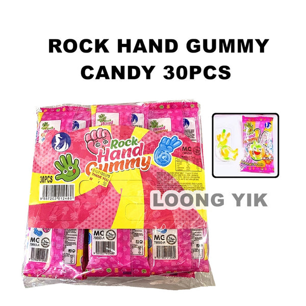 ROCK HAND GUMMY CANDY 30PCS