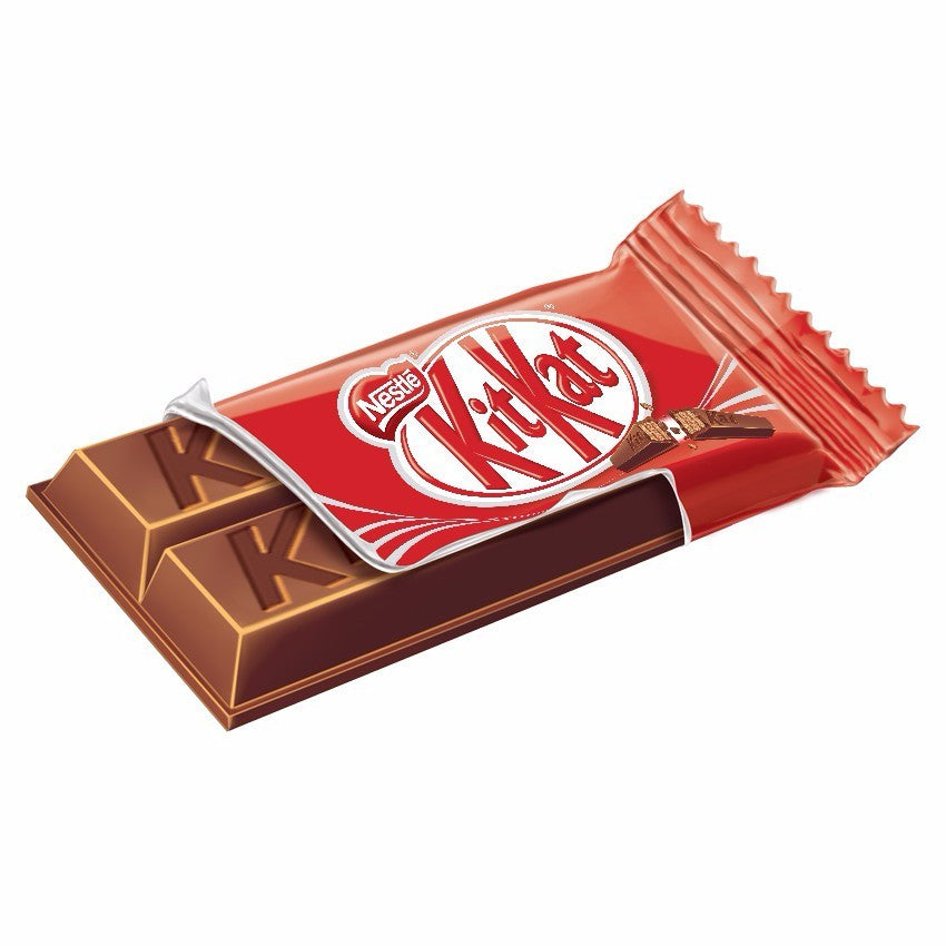 KIT KAT WAFER FINGER IN MILK CHOCOLATE 2F *Foil Wrap* 4F *Alufoil Wrap*