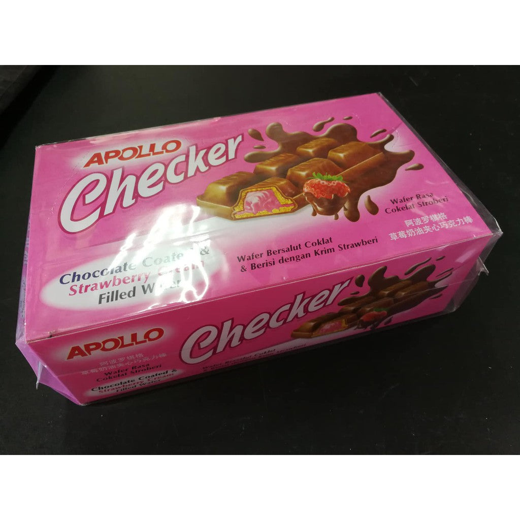 Apollo Checker Strawberry 24pcs x 18g