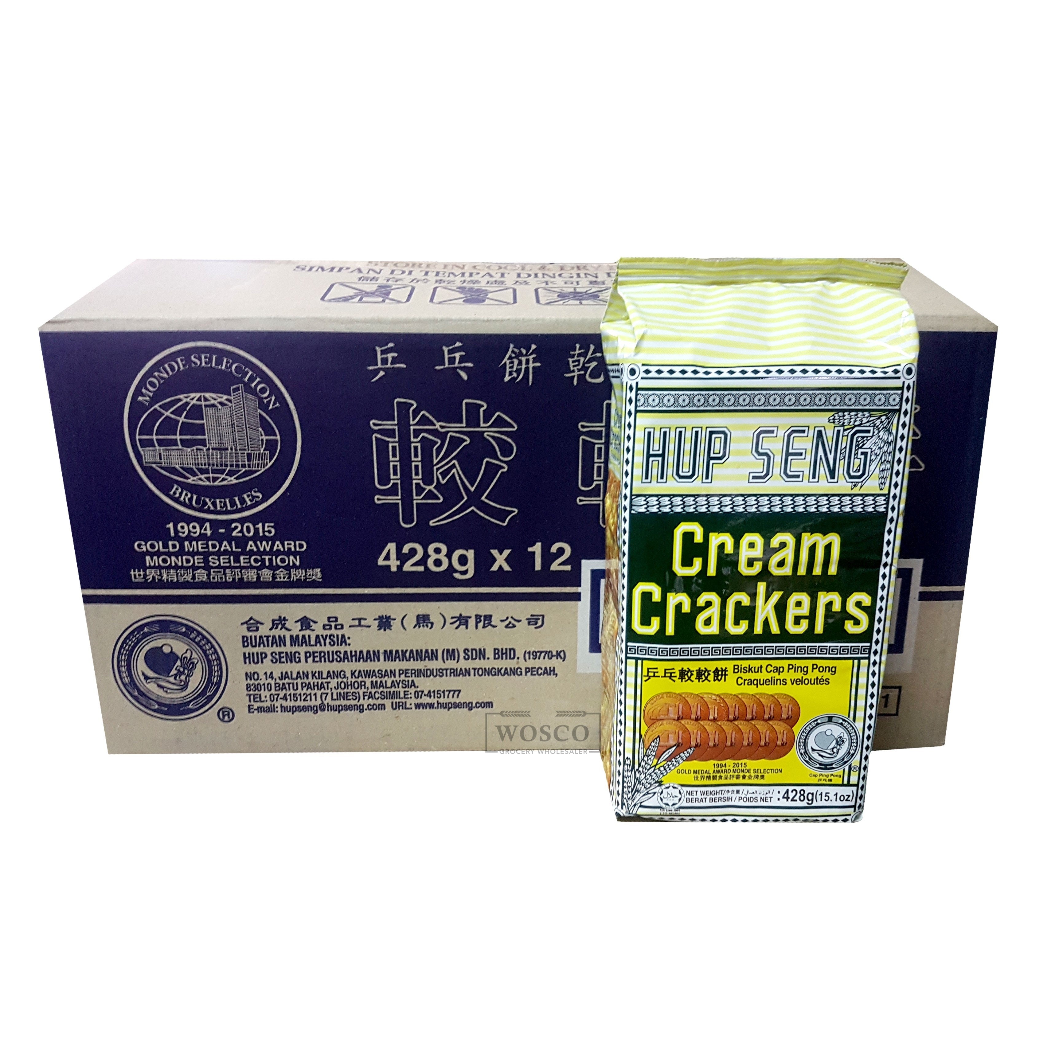 Hup Seng Cream Crackers 428g x 12pkts