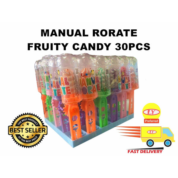 MANUAL RORATE FRUITY CANDY 30PCS  *HALAL