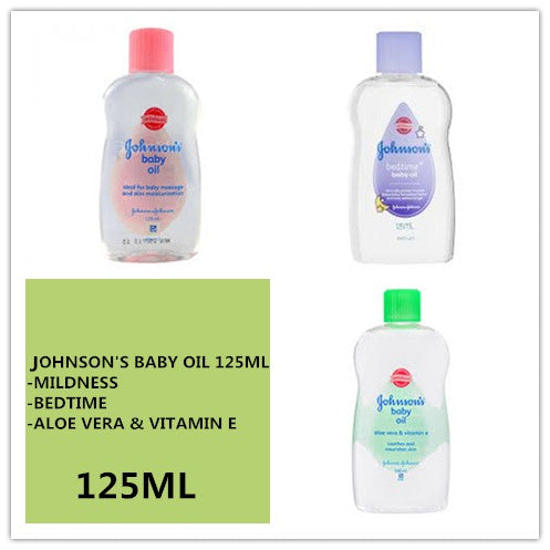 JOHNSON’S BABY OIL ASSORTED 125ML X 6PCS