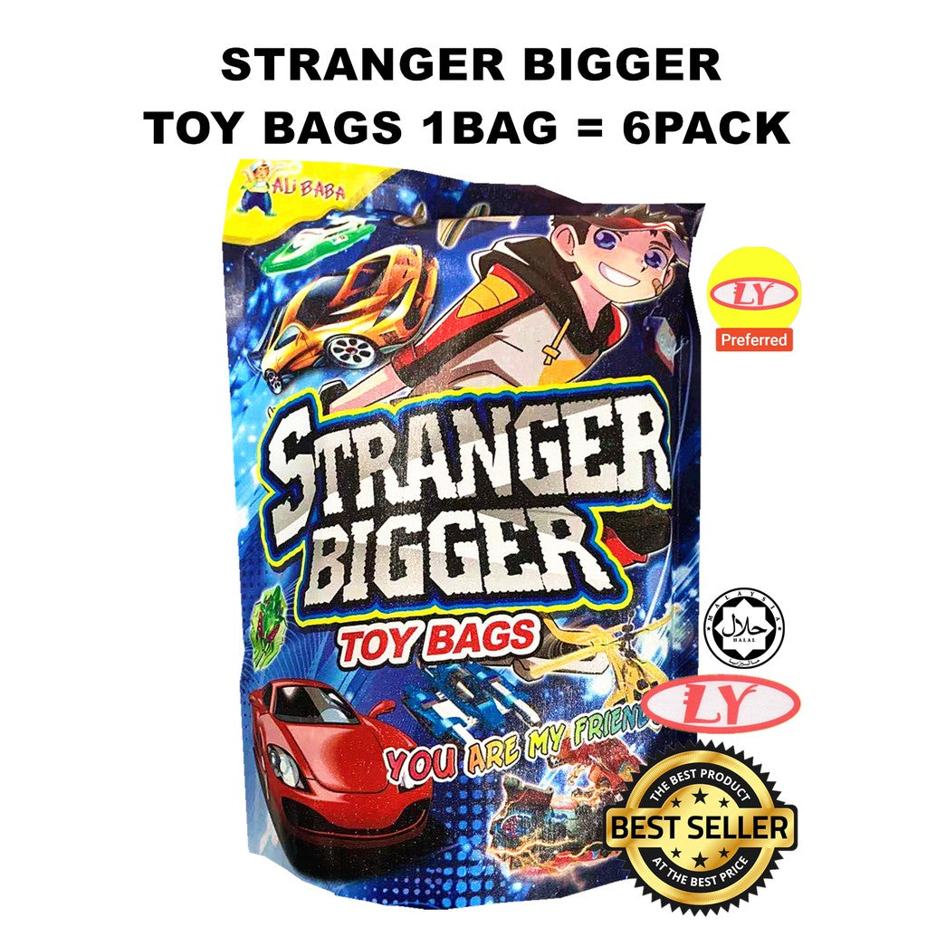 FIGHTING BIGGER TOY BAGS 1BAG = 6PACK ( SURPRISE BAG MAINAN )