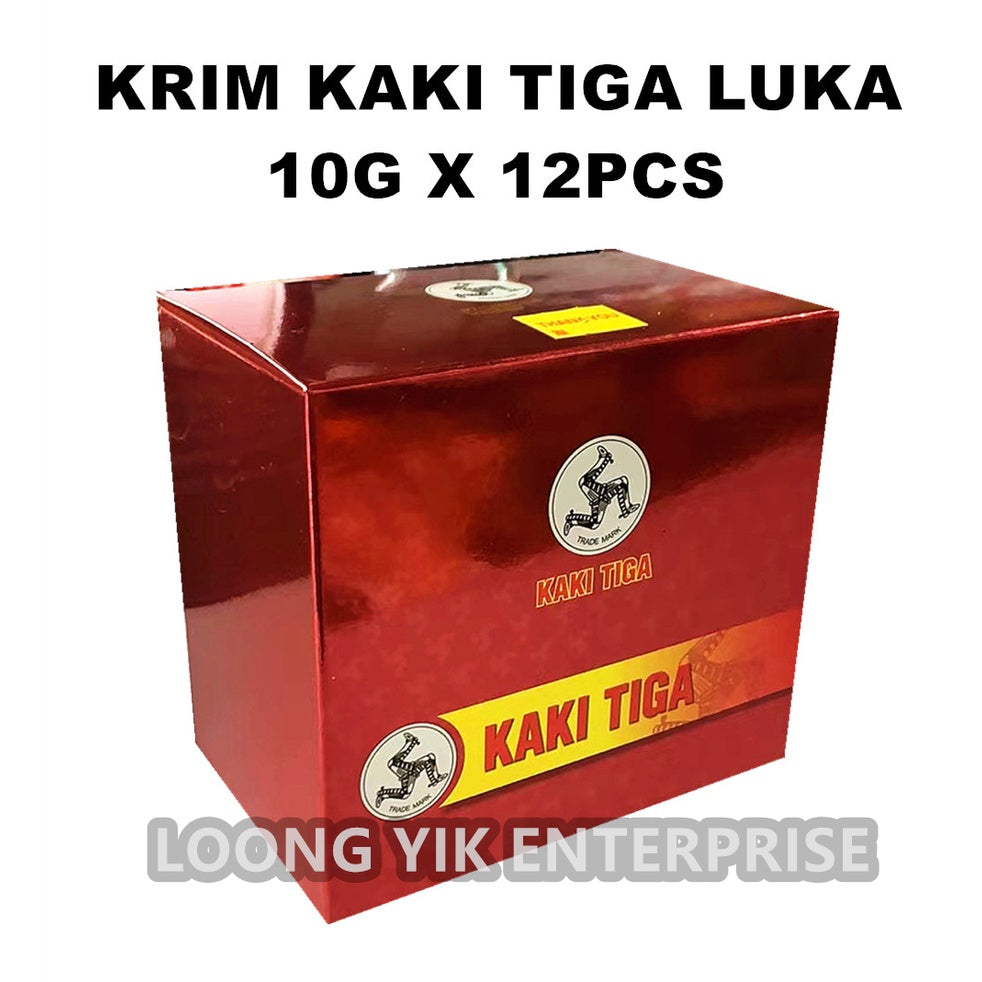 UBAT KRIM KAKI TIGA LUKA 10G X 12PCS